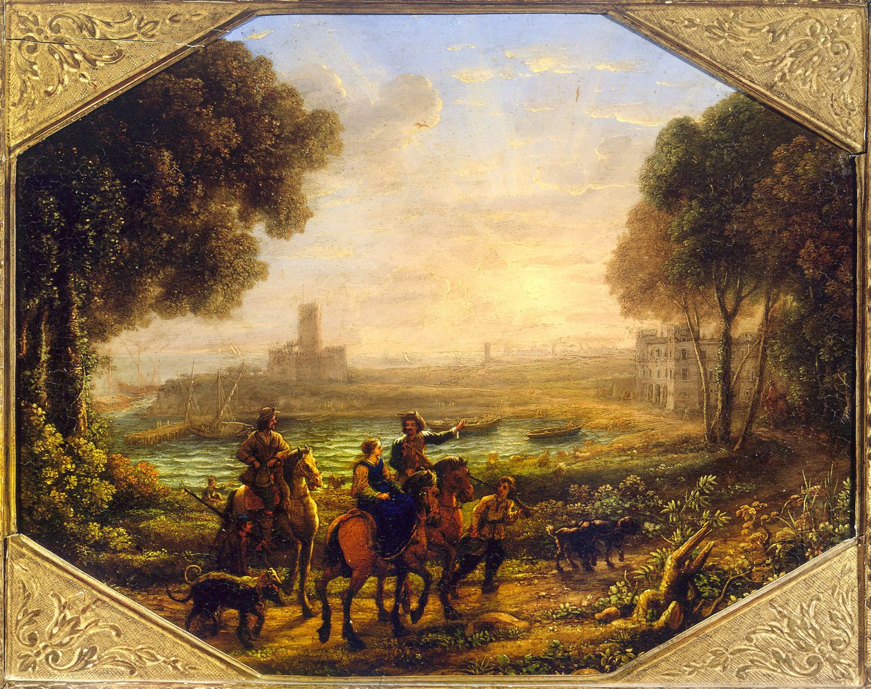 Landscape with the Port of Santa Marinella by Claude Lorrain