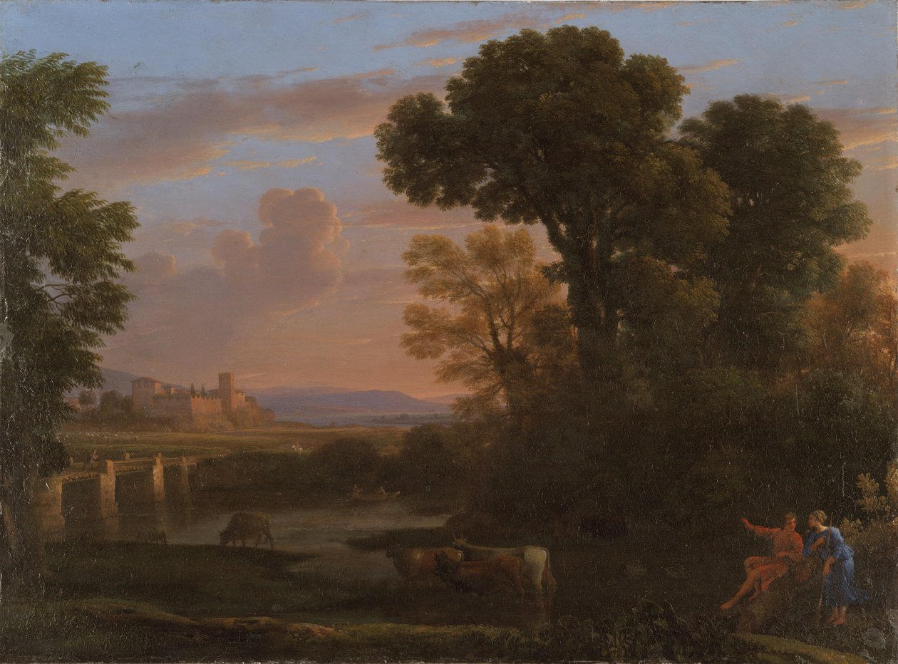 Pastoral Landscape, 1648 by Claude Lorrain