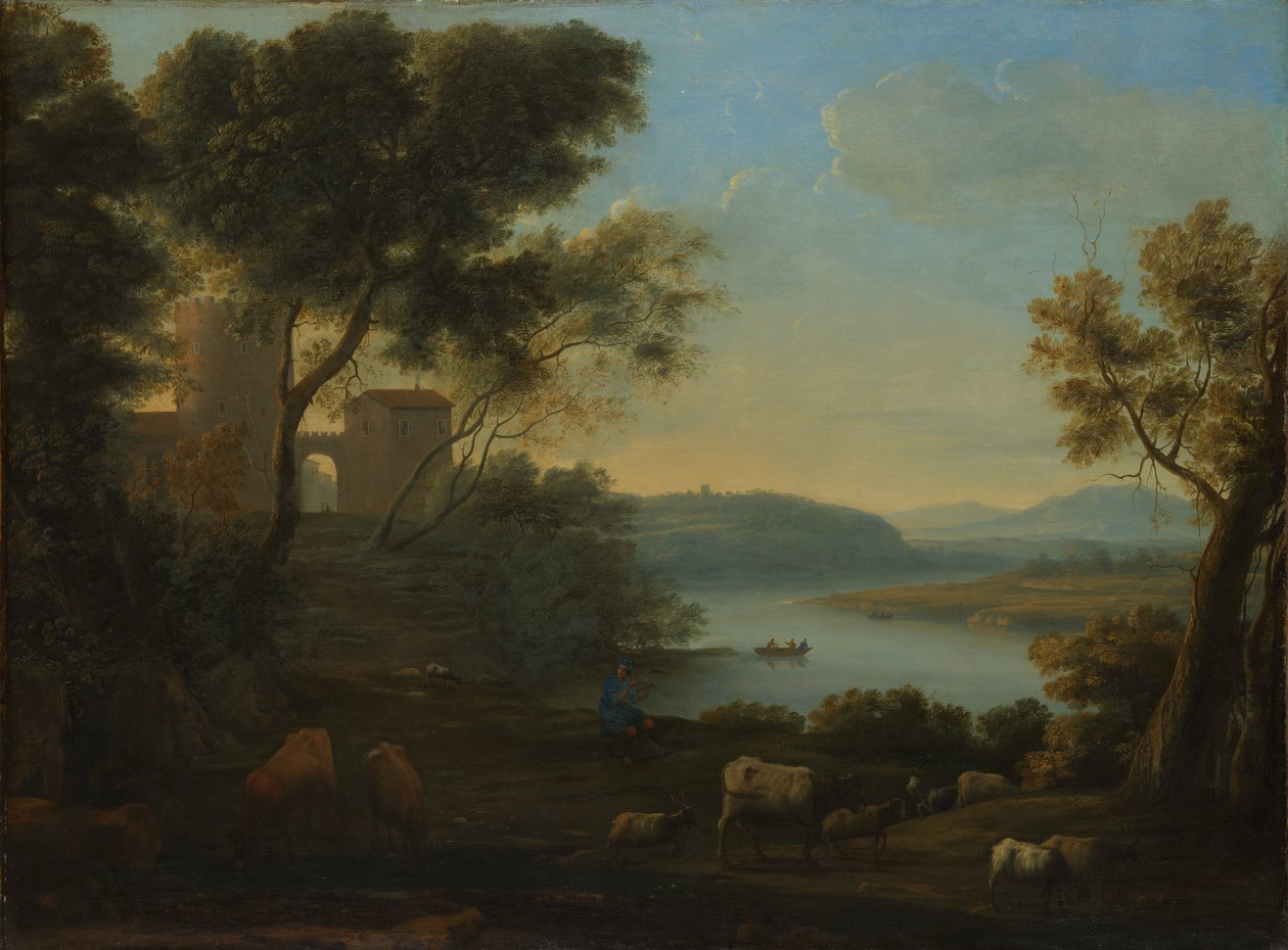 Pastoral Landscape: The Roman Campagna by Claude Lorrain