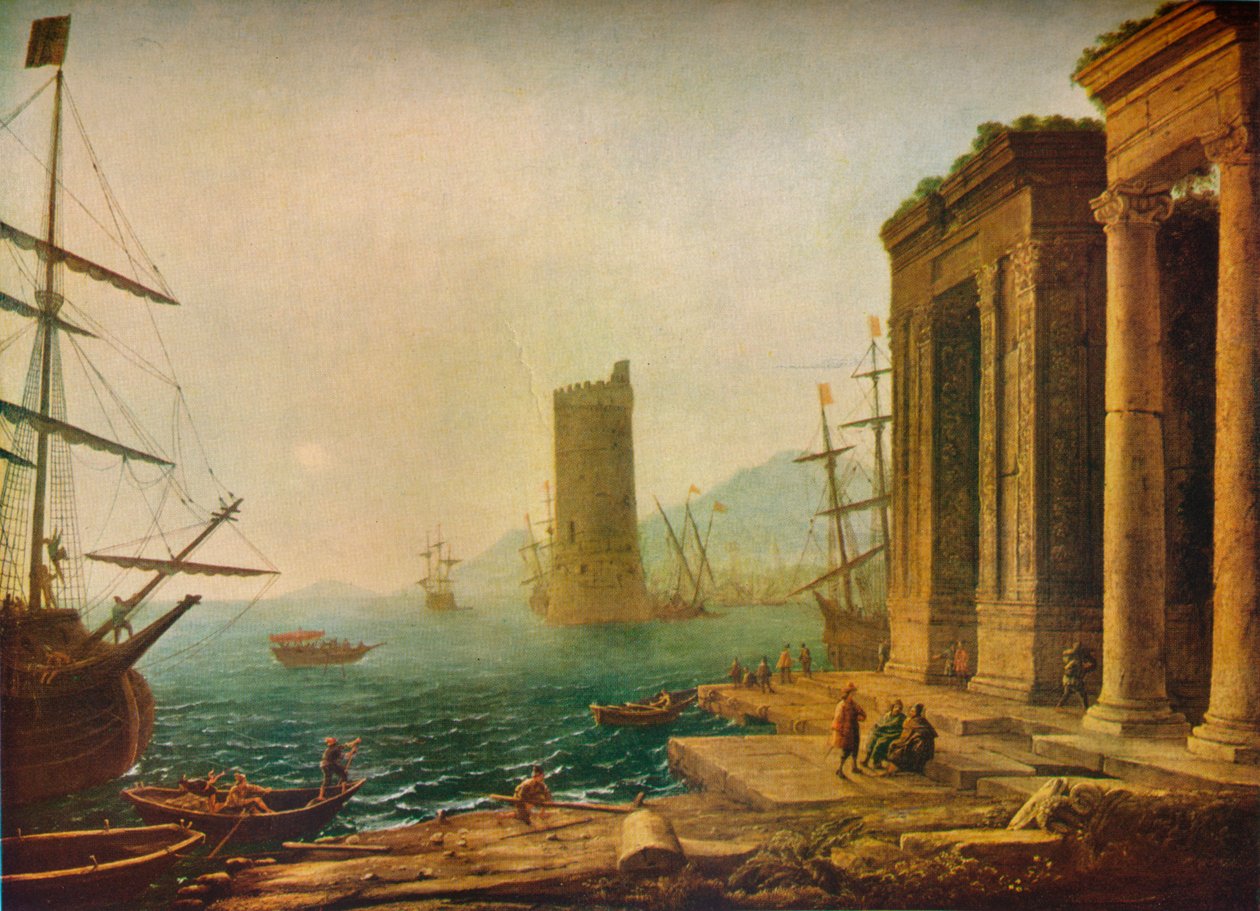 Port of Ostia, Rome, c1643 1931 by Claude Lorrain