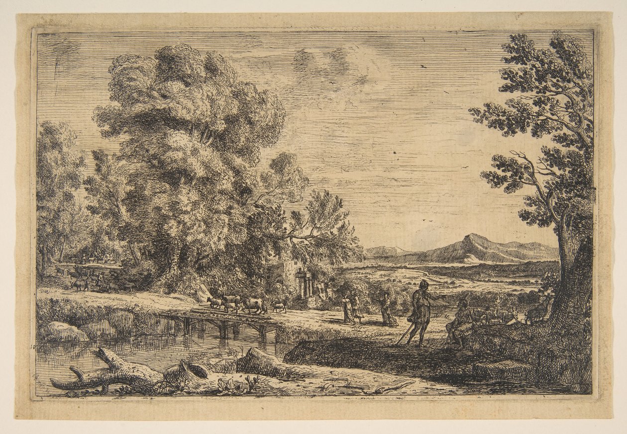 Rebecca and Eliezer, ca. 1638-41 by Claude Lorrain