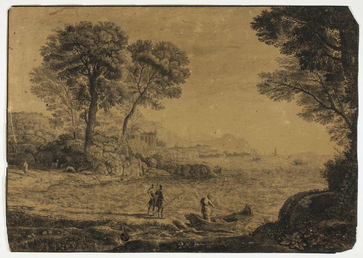 Seascape by Claude Lorrain