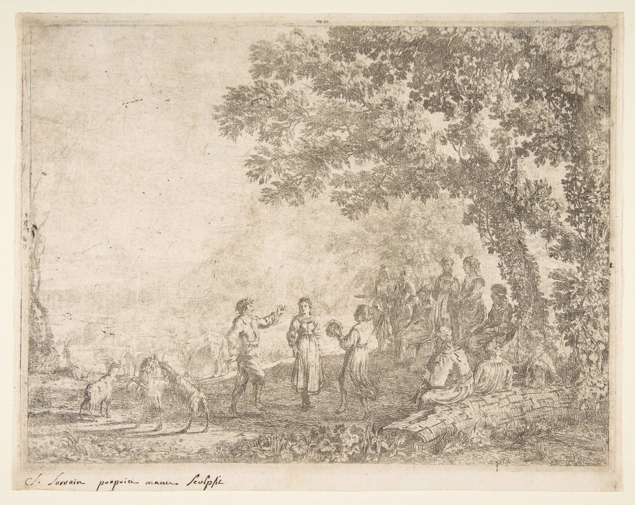 The Country Dance, ca. 1637 by Claude Lorrain