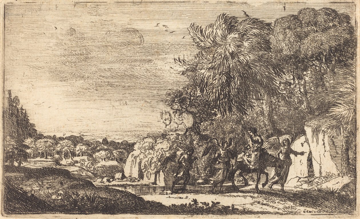 The Flight into Egypt by Claude Lorrain