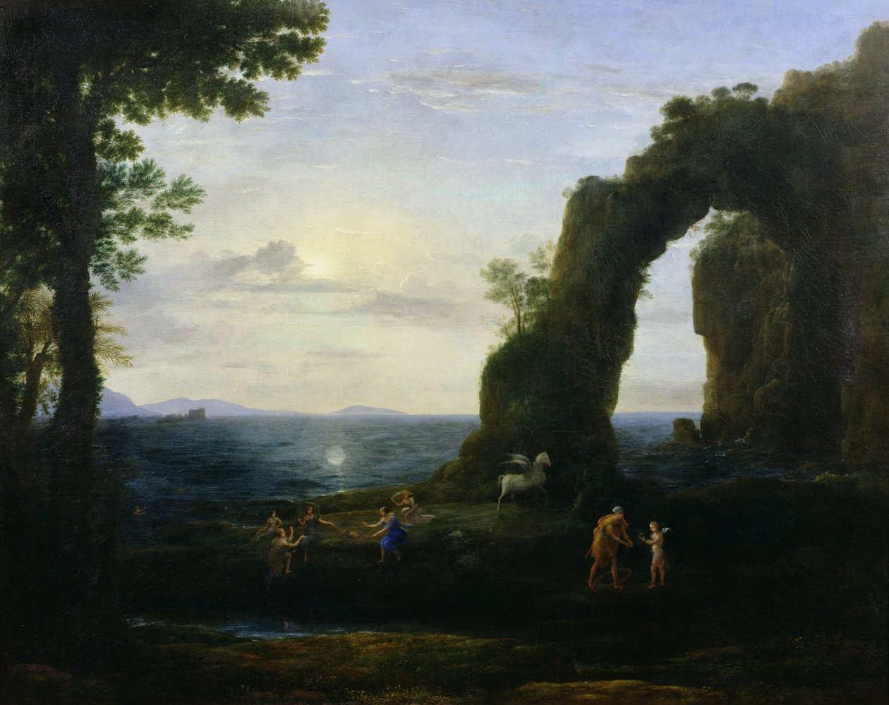 The Origin of Coral or Perseus with Head of the Medusa by Claude Lorrain