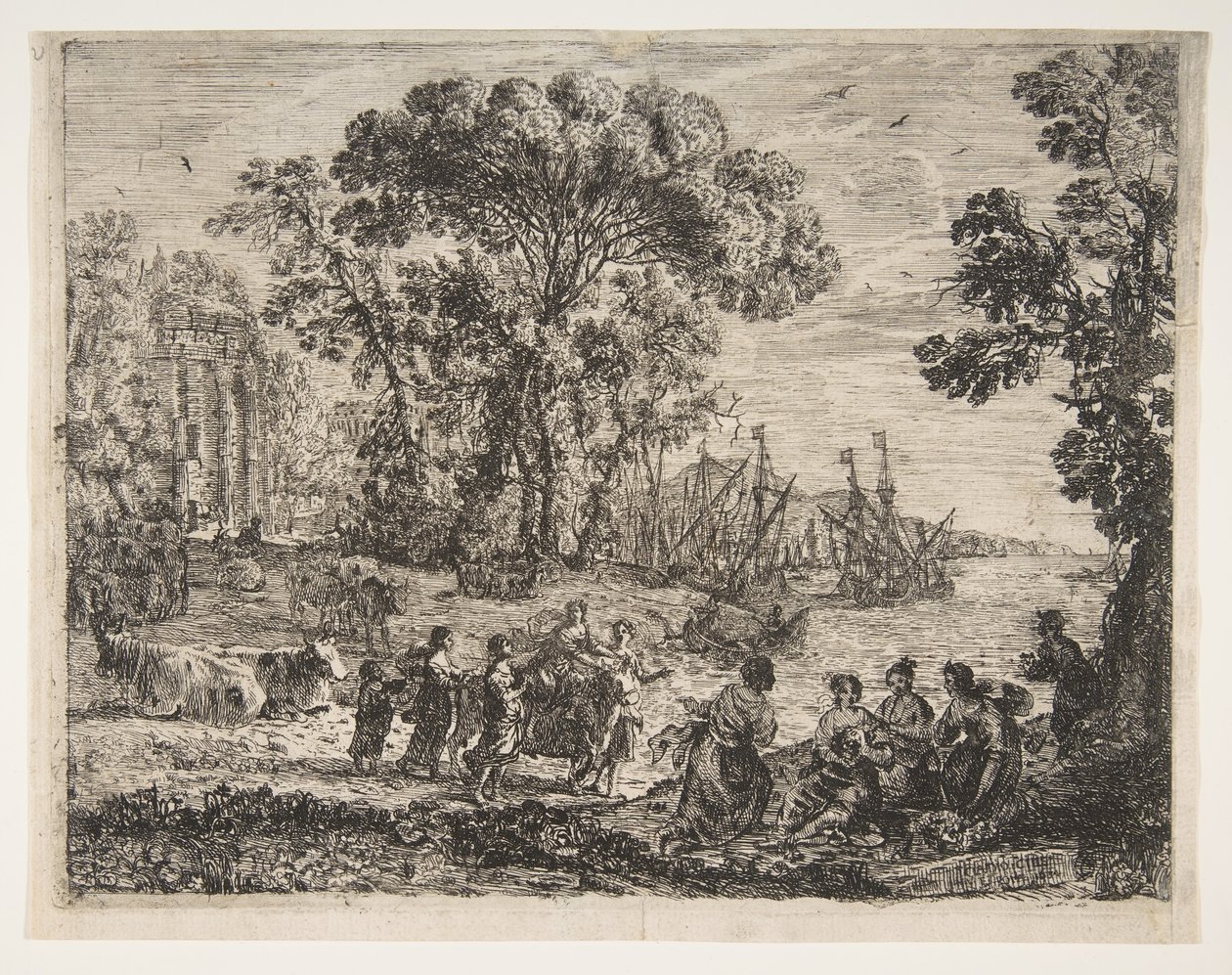 The Rape of Europa by Claude Lorrain