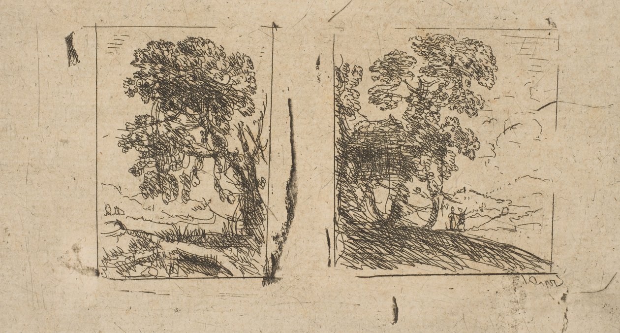 The Two Landscapes by Claude Lorrain