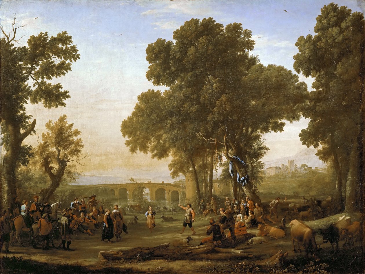 The Village Festival by Claude Lorrain