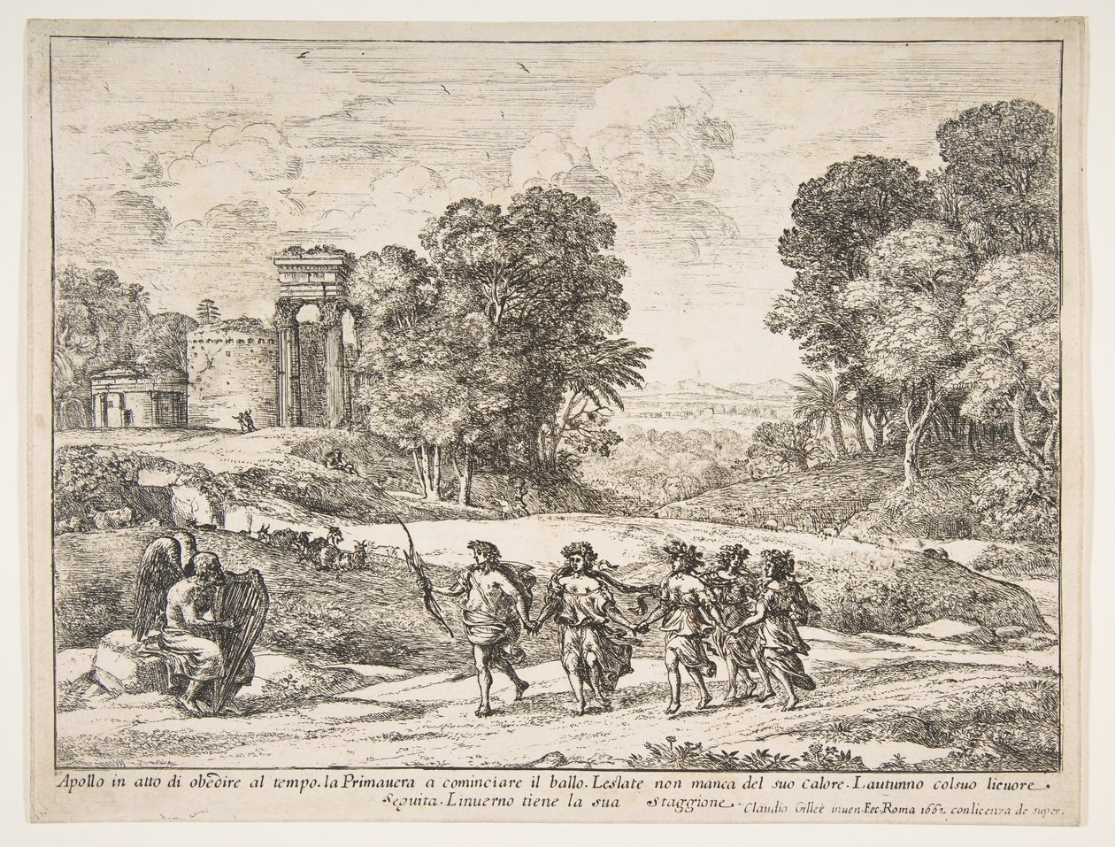 Time, Apollo and the Seasons by Claude Lorrain