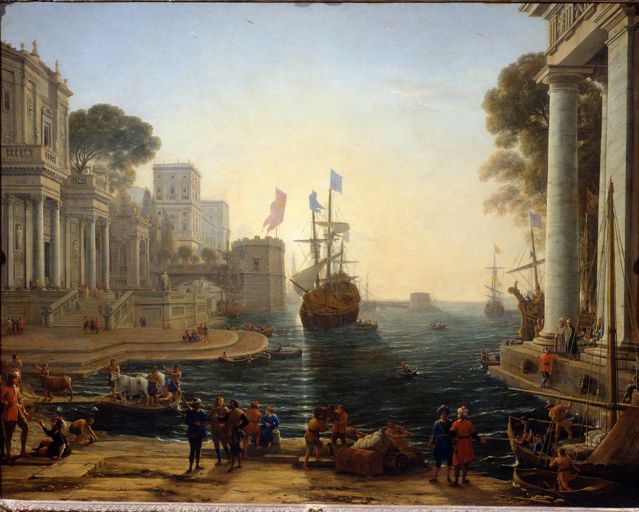 Ulysse presents Chryseis to his father by Claude Lorrain