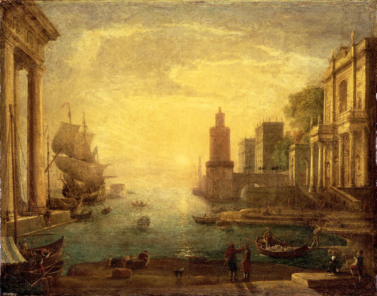 The Grand Canal, Venice by Claude Lorrain