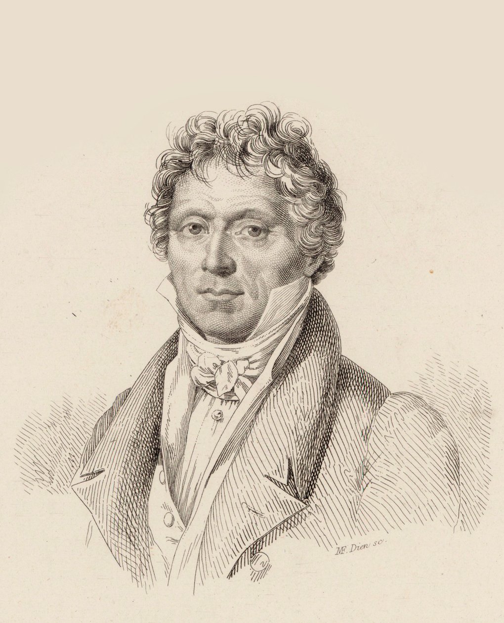 Portrait of the Composer Anton Reicha by Claude Marie François Dien