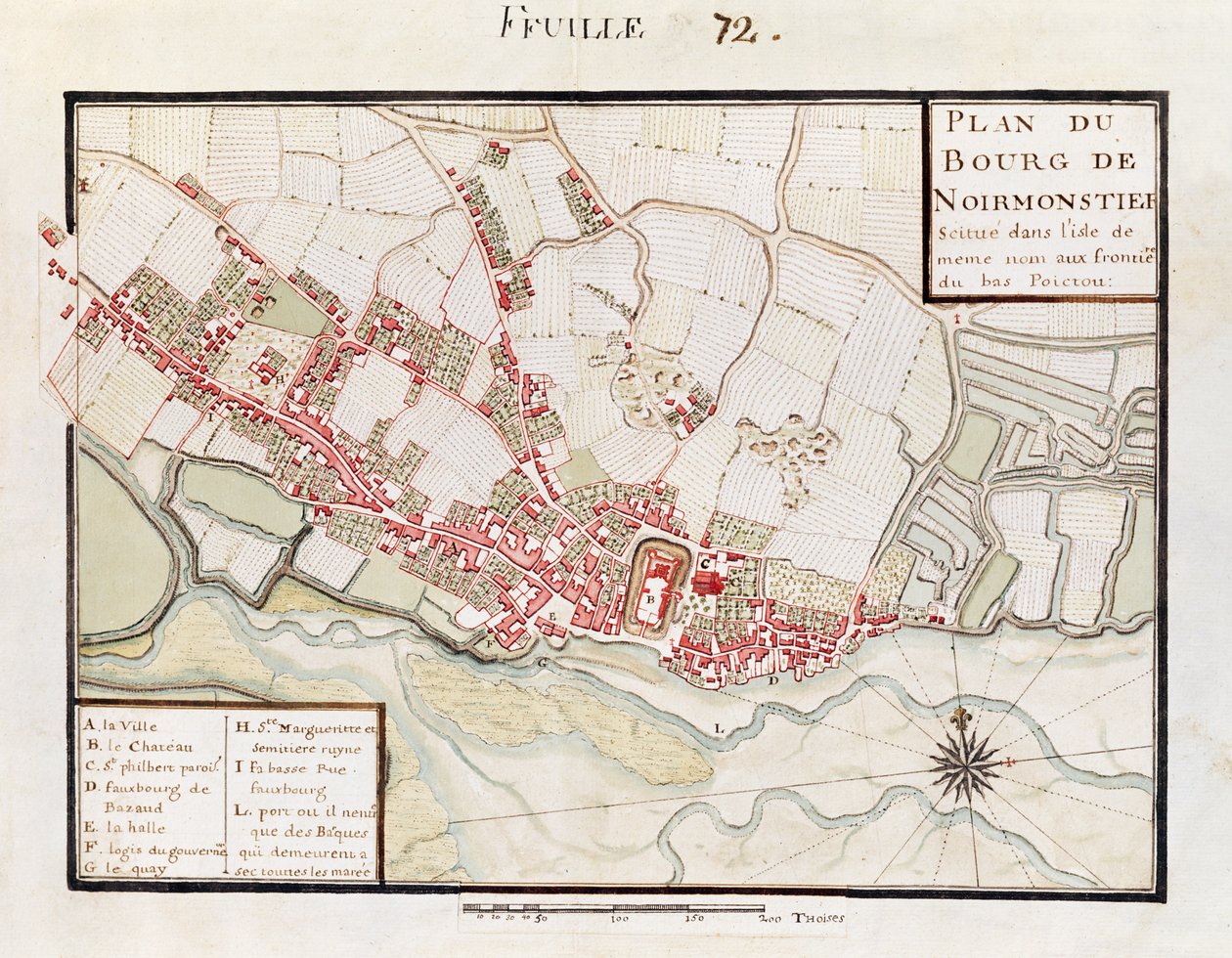 Plan of Noirmoutier-en-l
