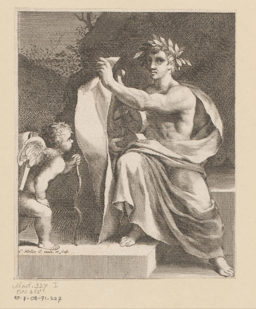 Apollo with an Amor (Title Page for: François Tristan l