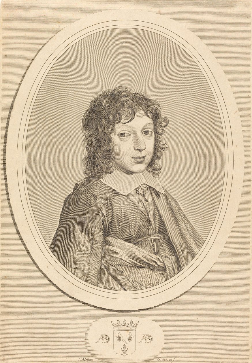 Armand de Bourbon, Prince de Condé by Claude Mellan