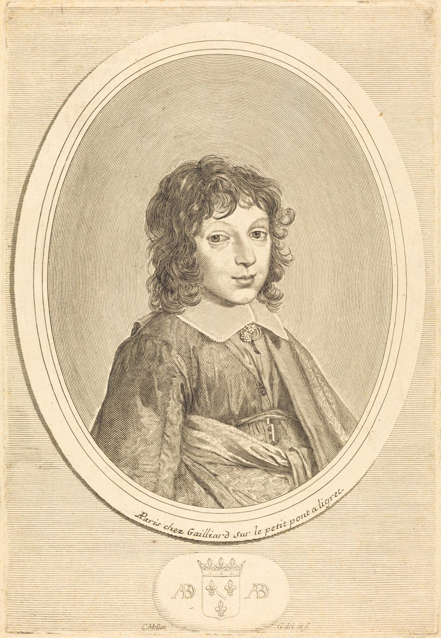 Armand de Bourbon, Prince of Condé by Claude Mellan