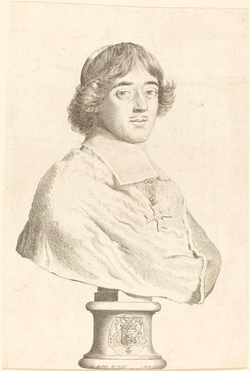 Cardinal de Bouillon by Claude Mellan