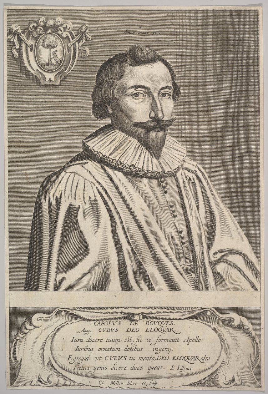 Charles de Bouques by Claude Mellan