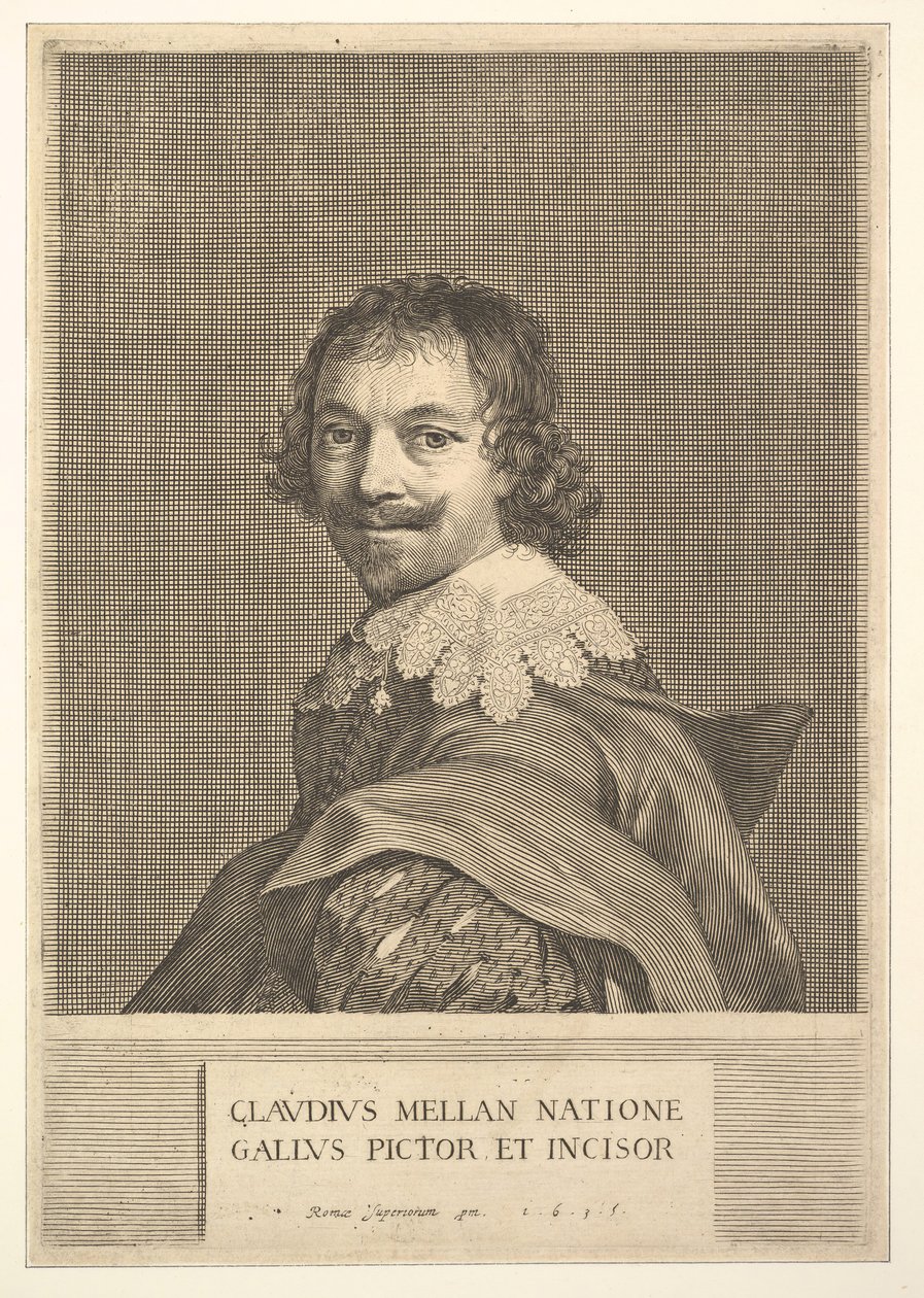 Self Portrait, 1635 by Claude Mellan