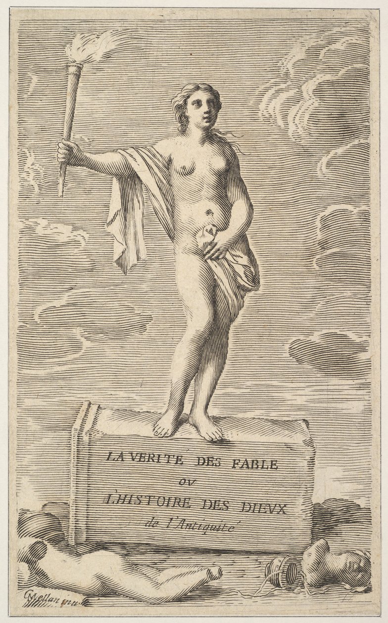 Feminine Figure by Claude Mellan