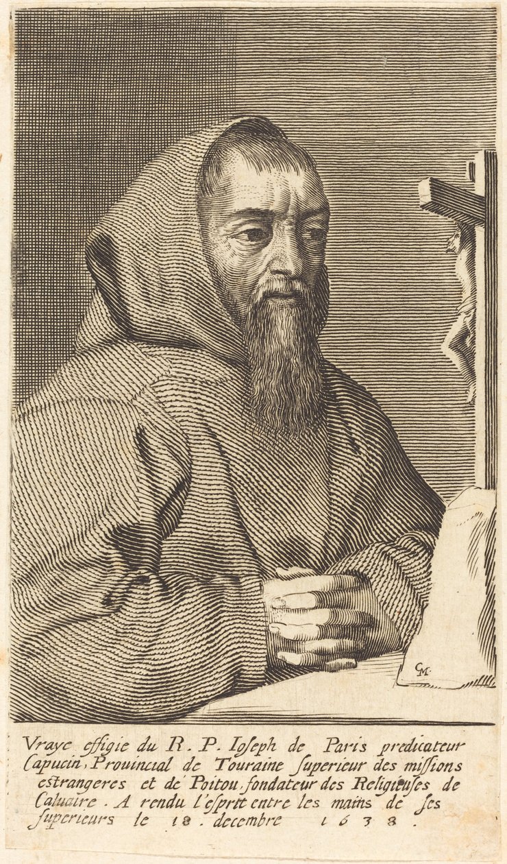 François Le Clerc Du Tremblay, Known as Père Joseph by Claude Mellan