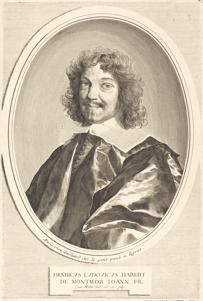 Henri-Louis Habert de Montmor by Claude Mellan