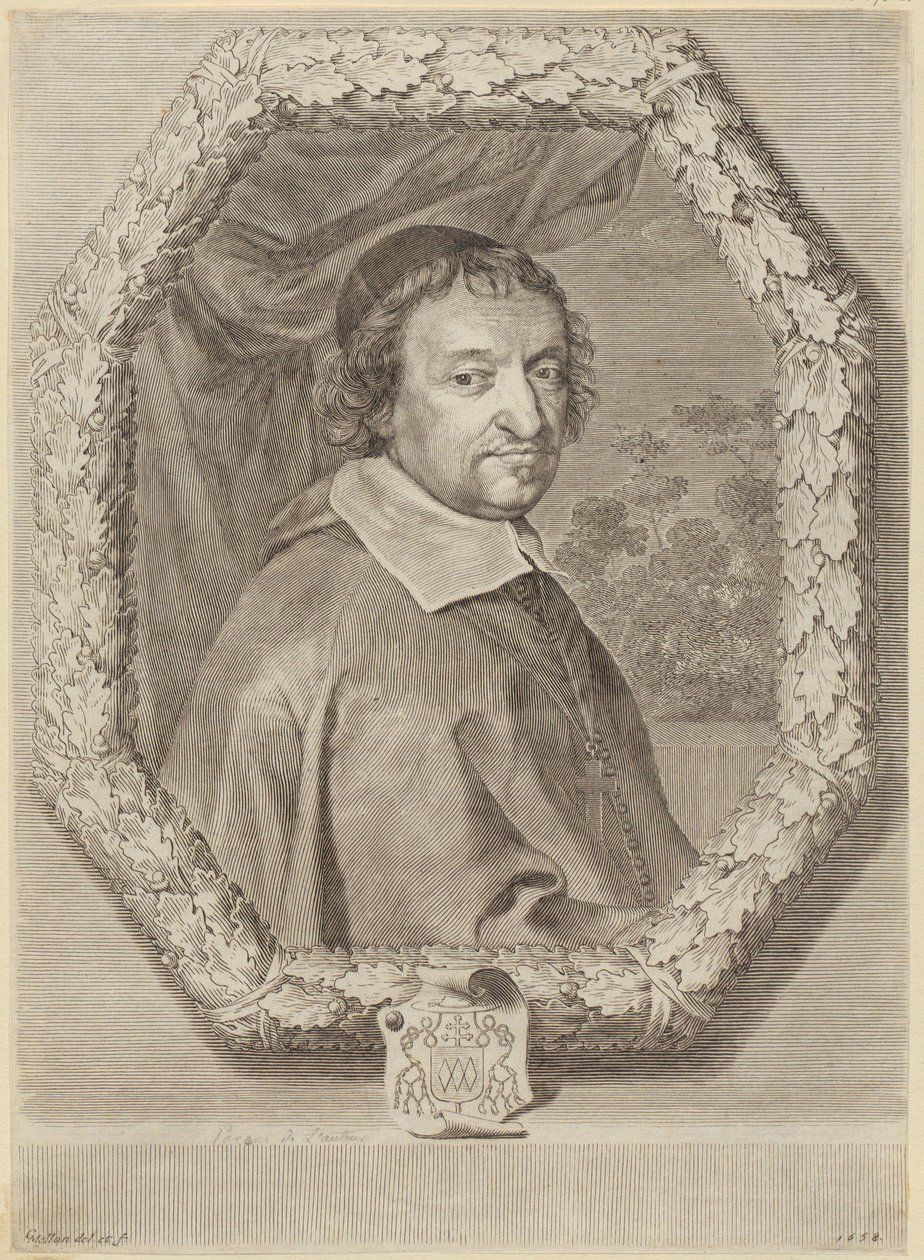 Portrait of Victor Le Bouthillier by Claude Mellan