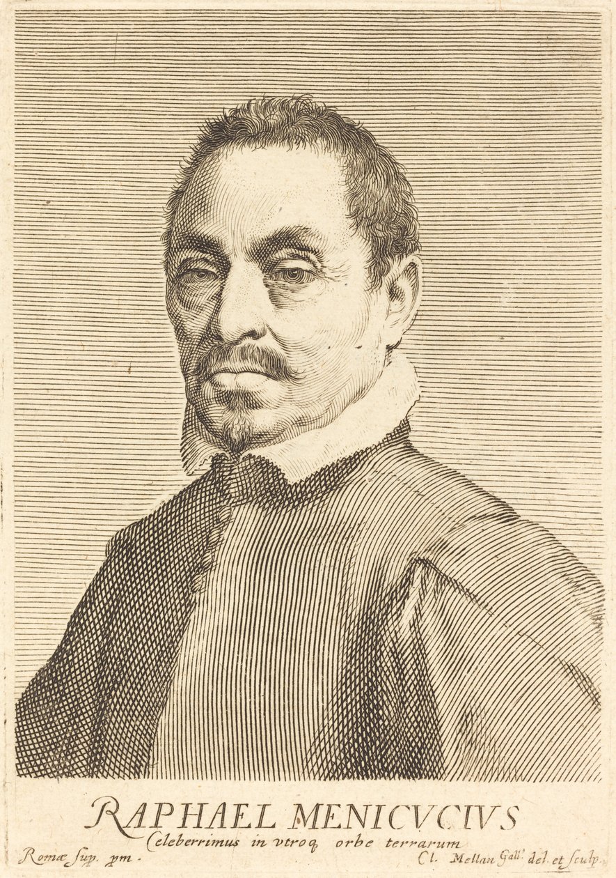 Raffaello Menicucci by Claude Mellan