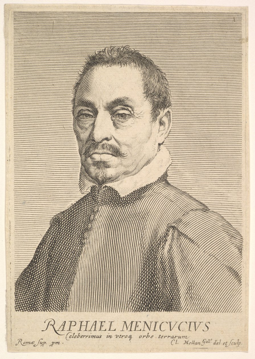 Raffaello Menicucci by Claude Mellan