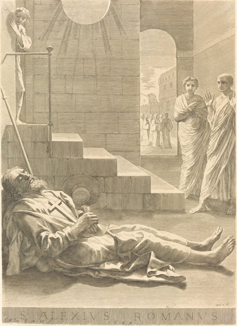 Saint Alexis by Claude Mellan