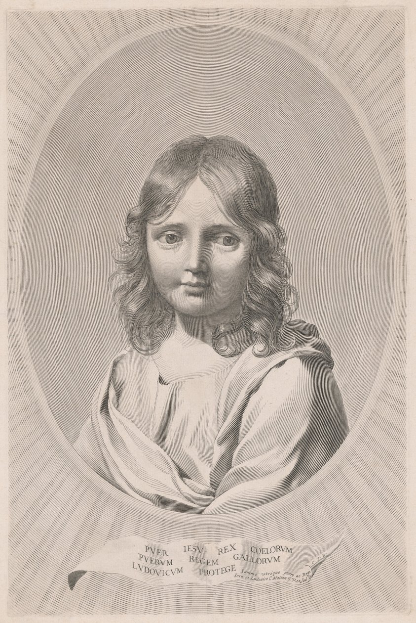 The Child Jesus by Claude Mellan