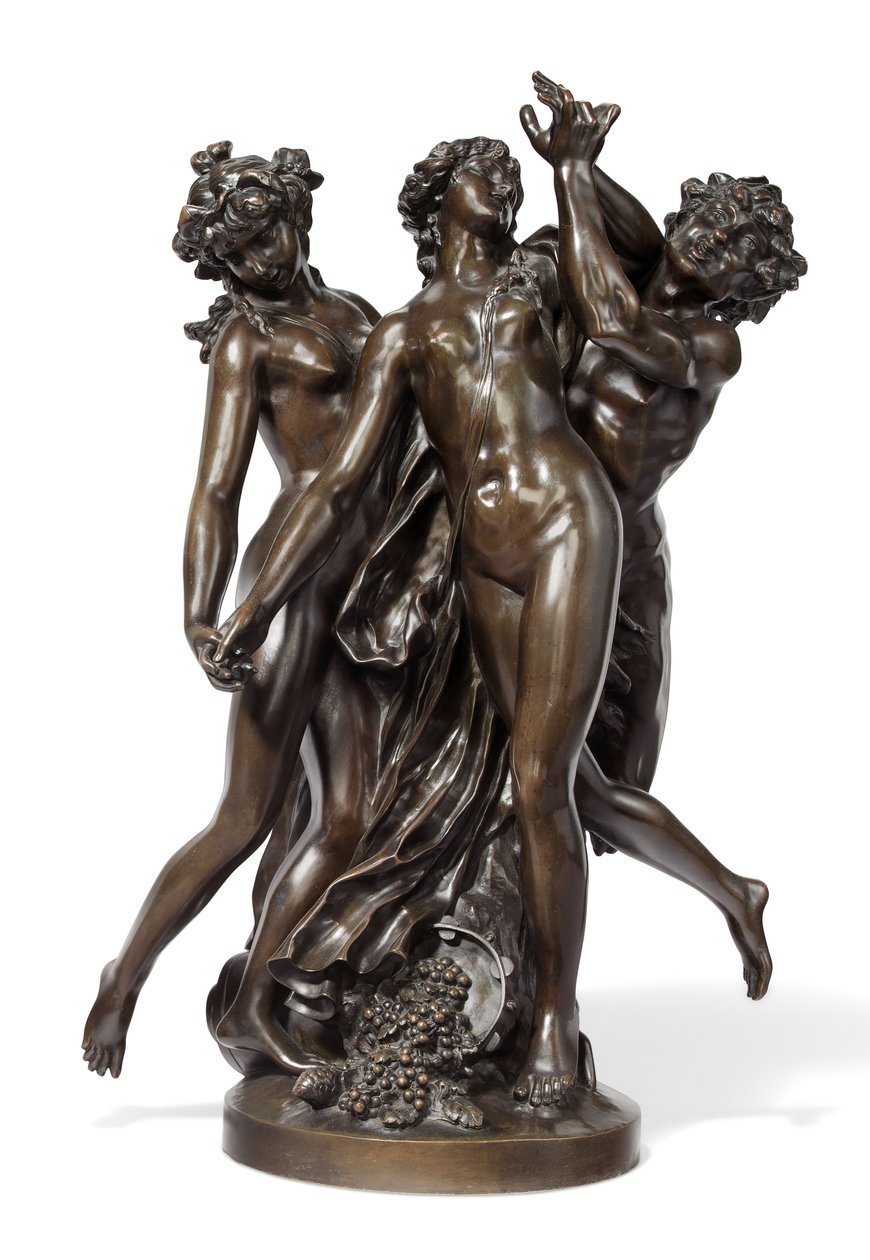 The Three Graces, c.1860 by Claude Michel (after) Clodion
