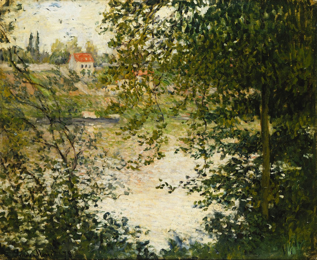 A View Through the Trees of La Grande Jatte Island, 1878 by Claude Monet