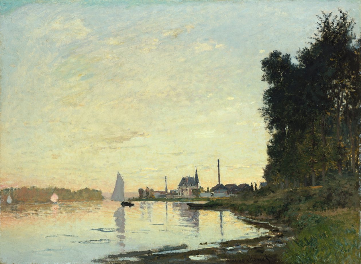 Argenteuil, Late Afternoon, 1872 by Claude Monet