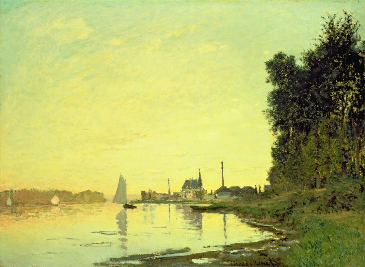 Argenteuil, at the End of the Afternoon, 1872 by Claude Monet