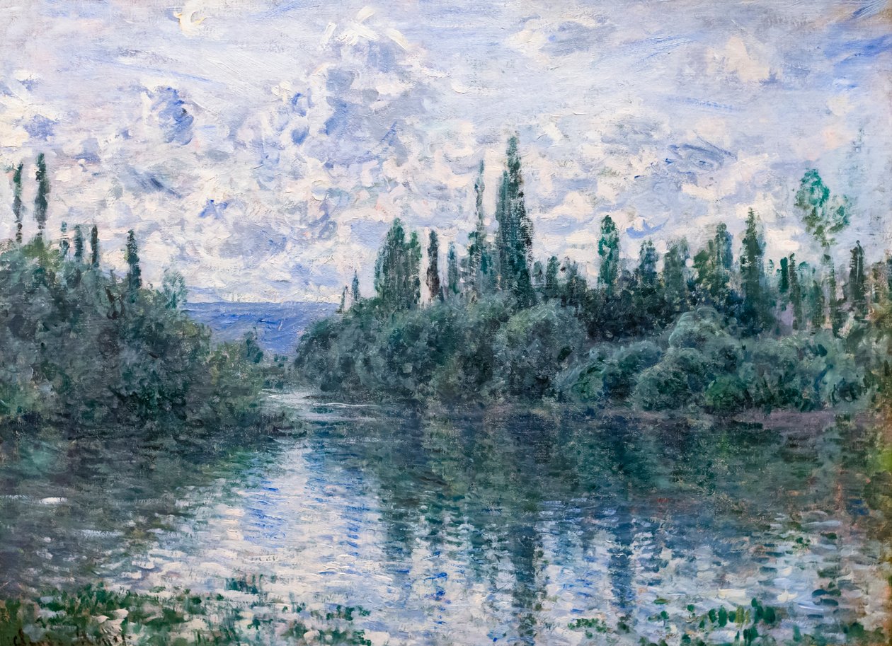 Arm of the Seine Near Vetheuil, c. 1878 by Claude Monet