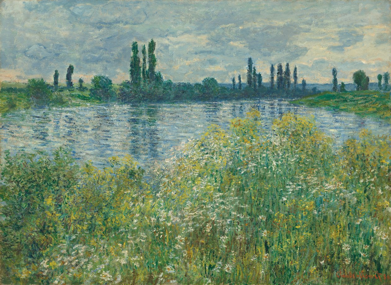 Banks of the Seine, Vétheuil, 1880 by Claude Monet