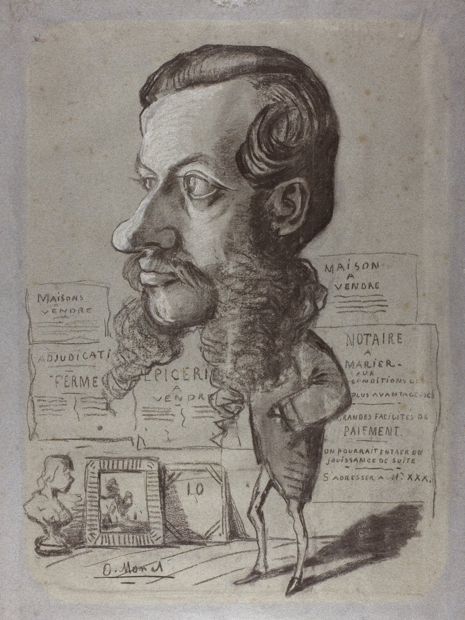 Caricature of Léon Manchon, c.1858 by Claude Monet