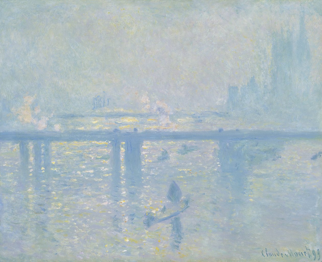 Charing Cross Bridge by Claude Monet