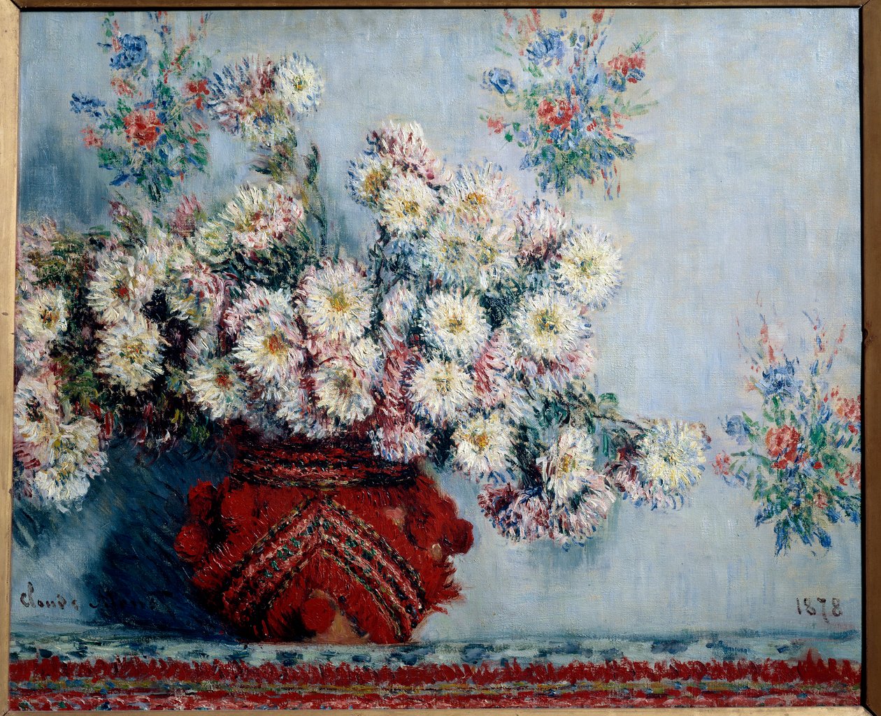 Chrysanthemums by Claude Monet