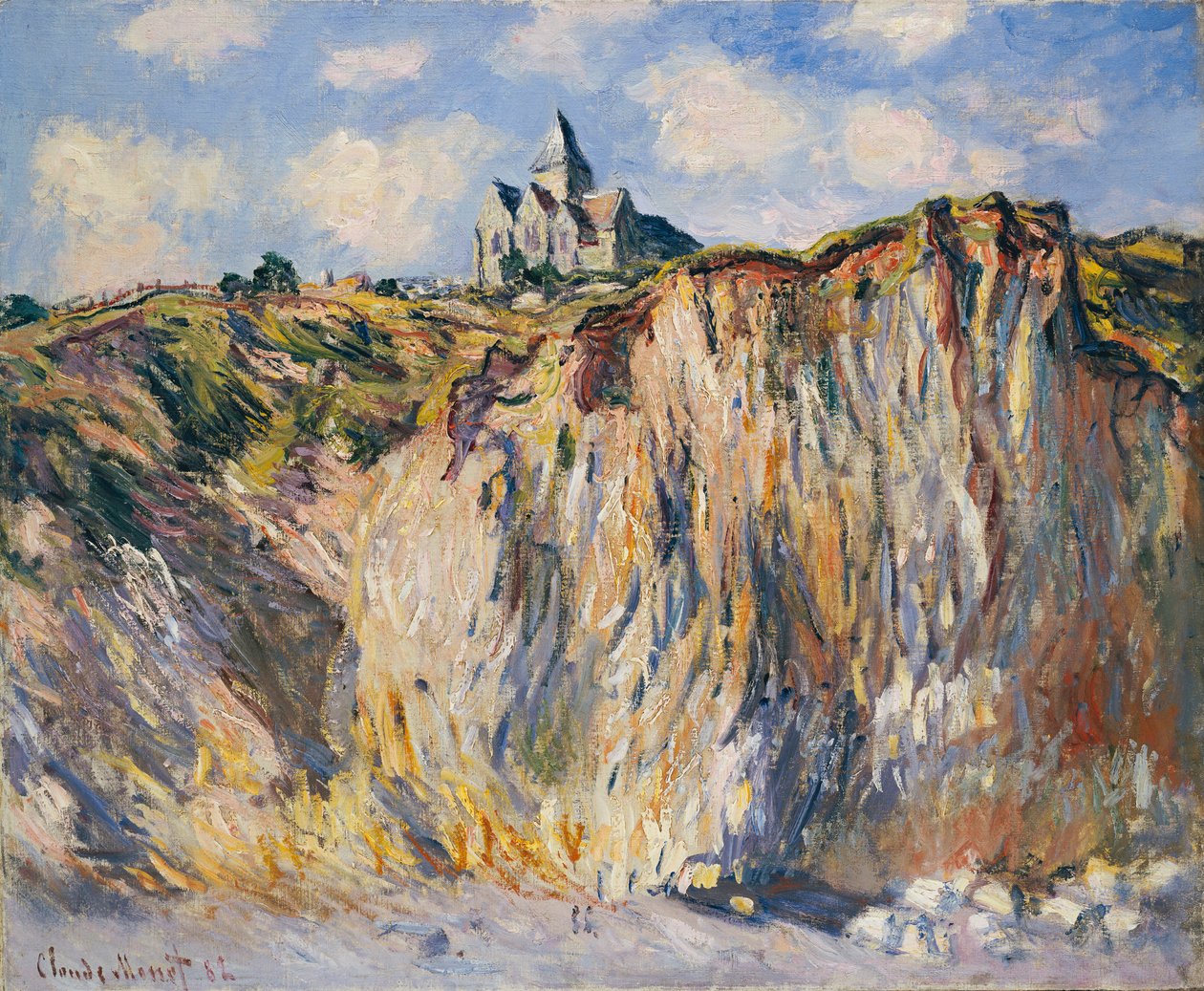 Church at Varengeville, Morning by Claude Monet