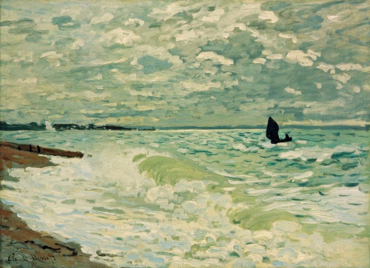 The Sea at Sainte-Adresse by Claude Monet