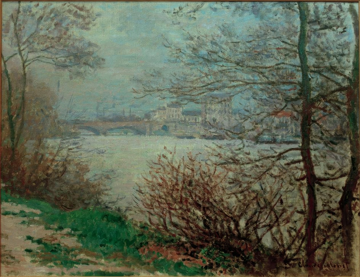 The Seine Bank at the Island Grande-Jatte by Claude Monet