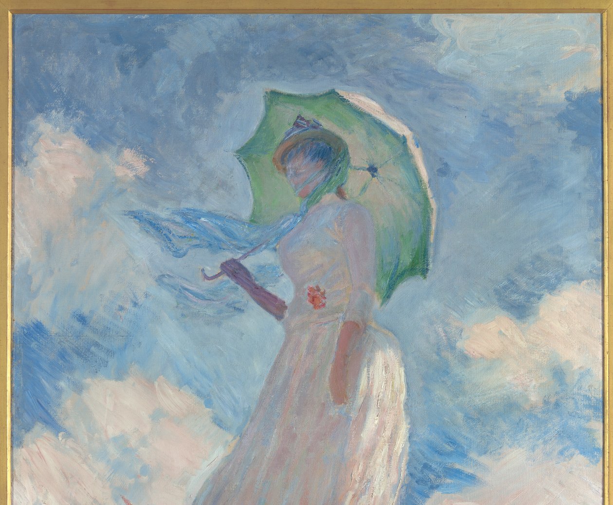 Outdoor Figure Study by Claude Monet