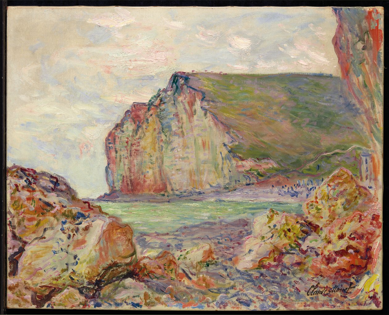 Falaises des Petites-Dalles by Claude Monet