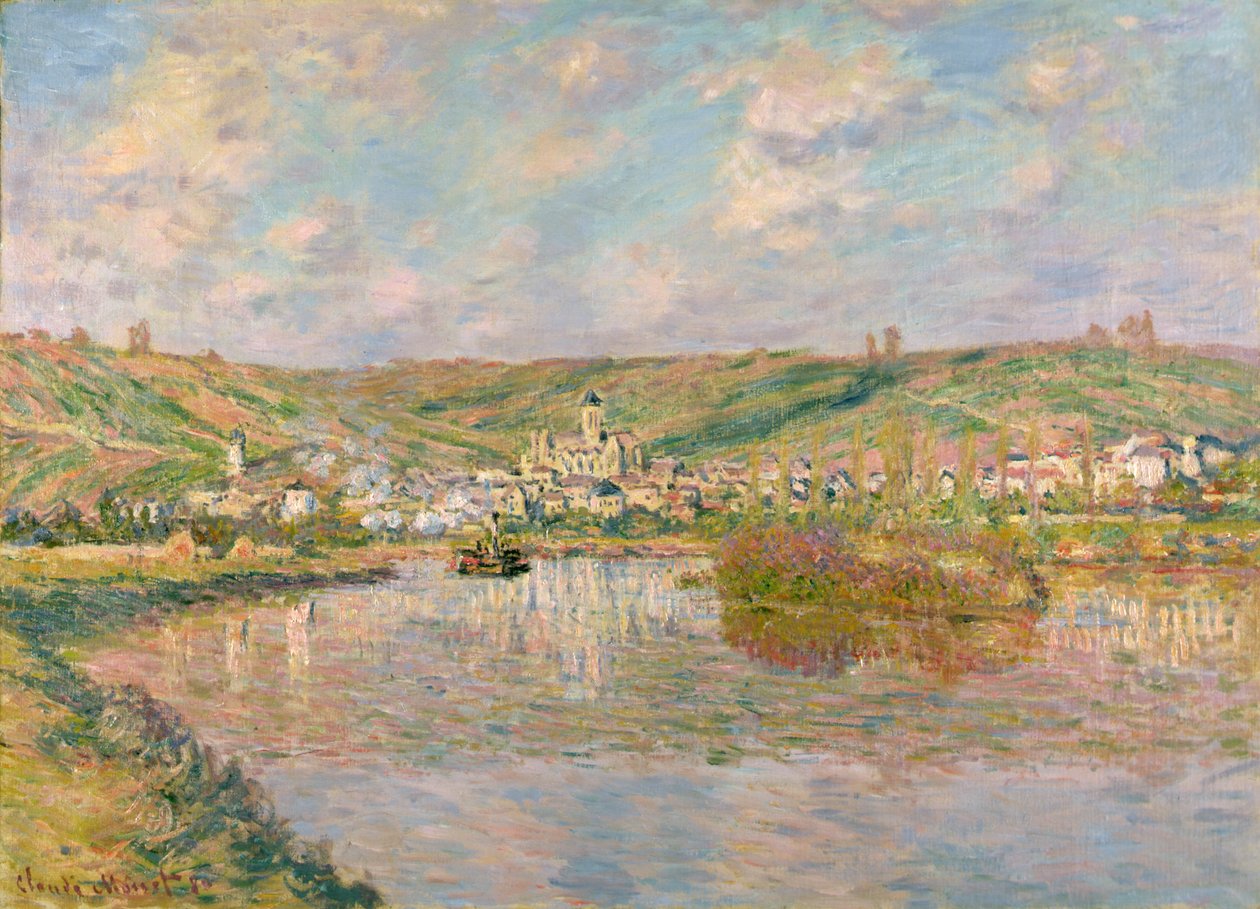Late Afternoon, Vetheuil by Claude Monet