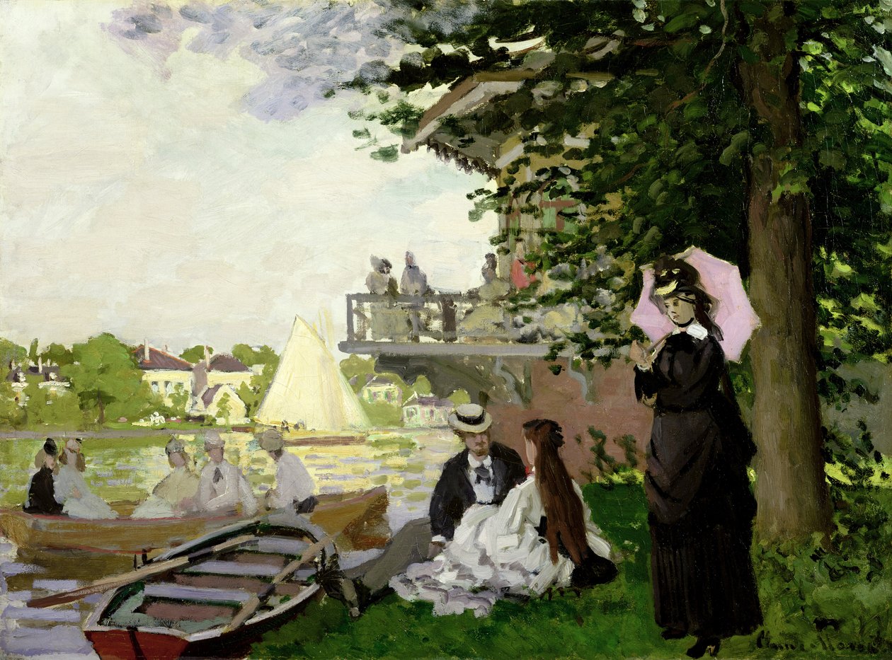 Garden House on the Zaan, Zaandam by Claude Monet