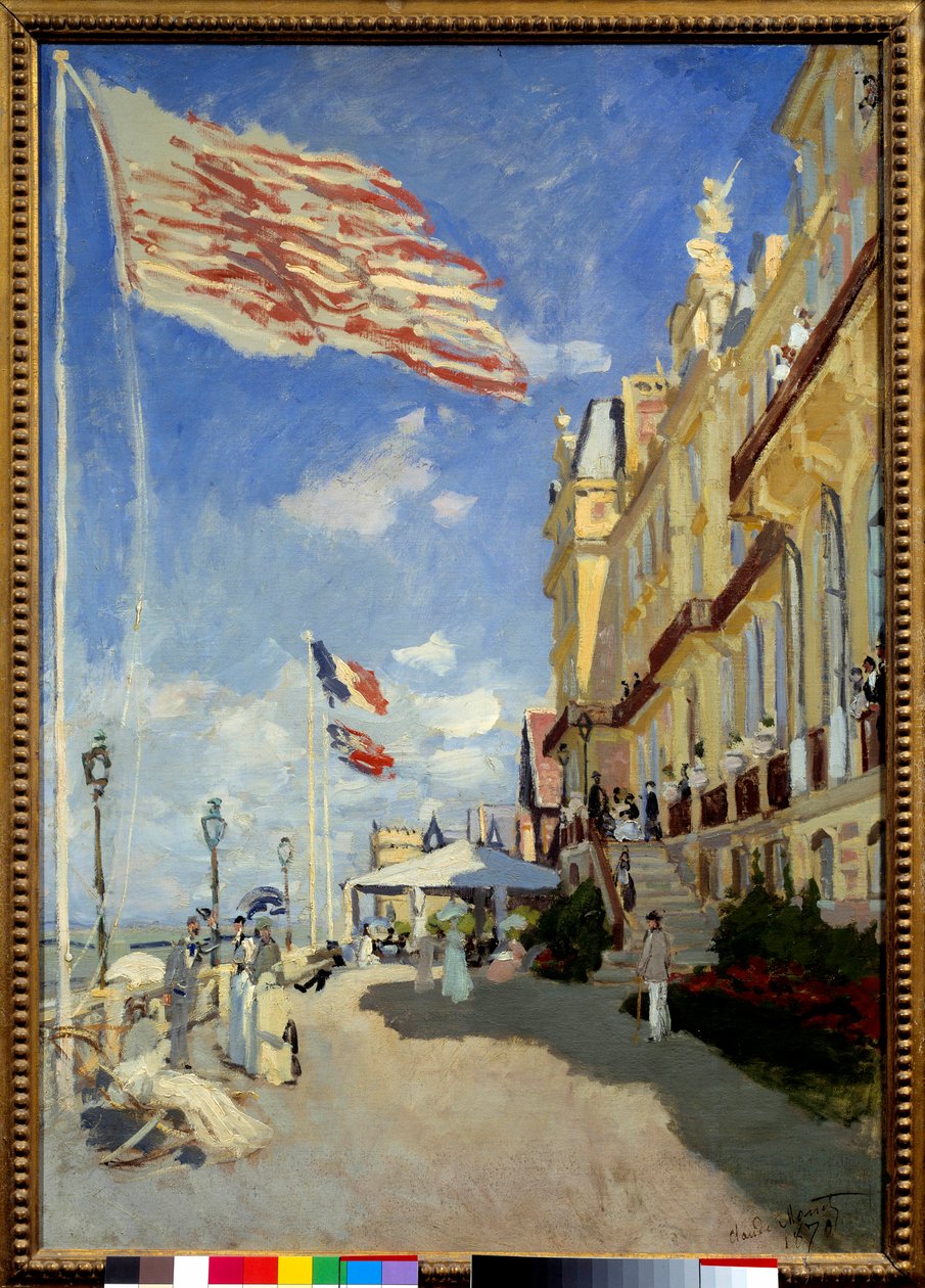 Hotel des Roches Noires in Trouville by Claude Monet