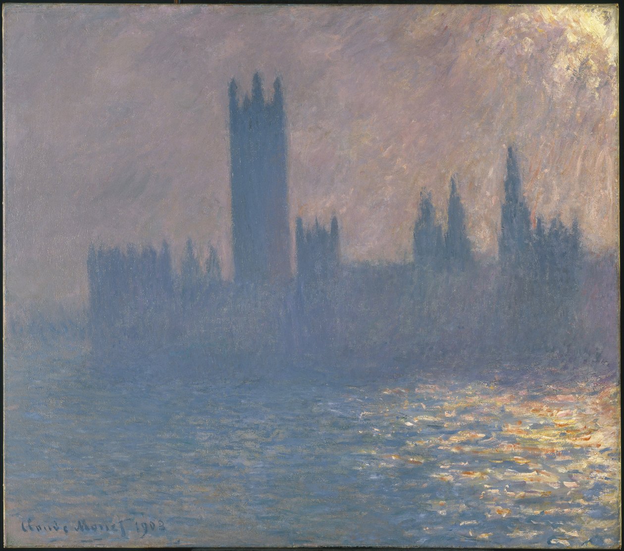 Houses of Parliament, Sunlight Effect, 1903 by Claude Monet