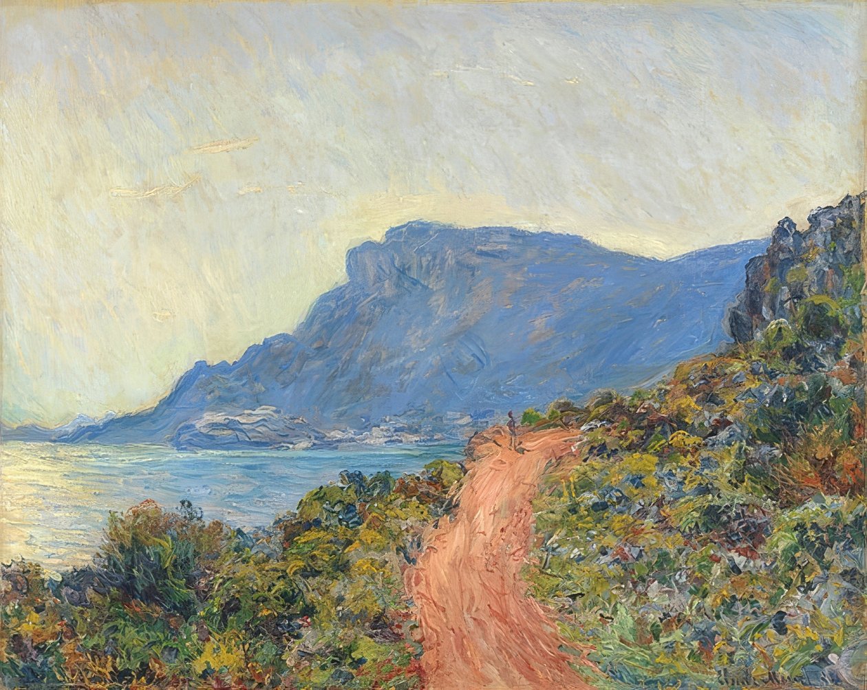 The Corniche near Monaco. 1884 by Claude Monet